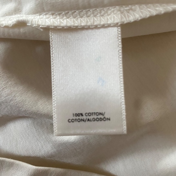 Ann Taylor Petites short sleeve blouse, white - size XXSP (NWT) - Picture 7 of 8